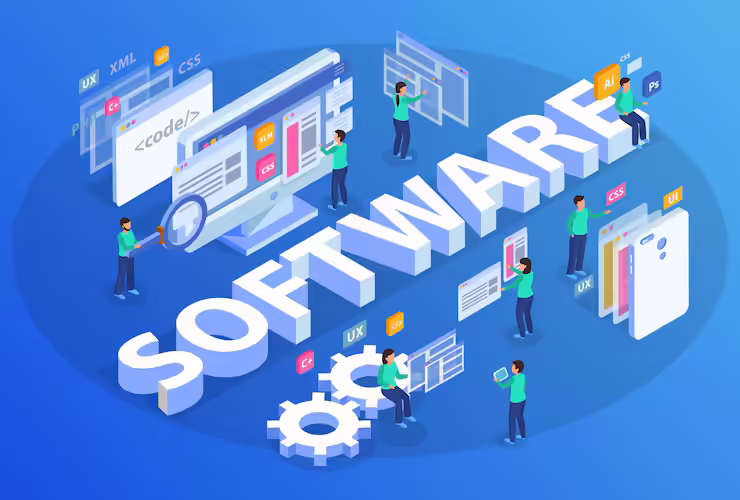 Web Development Isometric Concept Composition Illustration 1284 55922