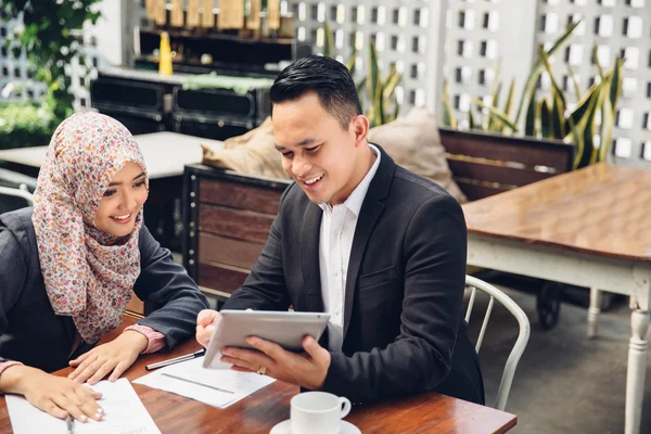 Depositphotos 104997380 Stock Photo Business Meeting In A Cafe