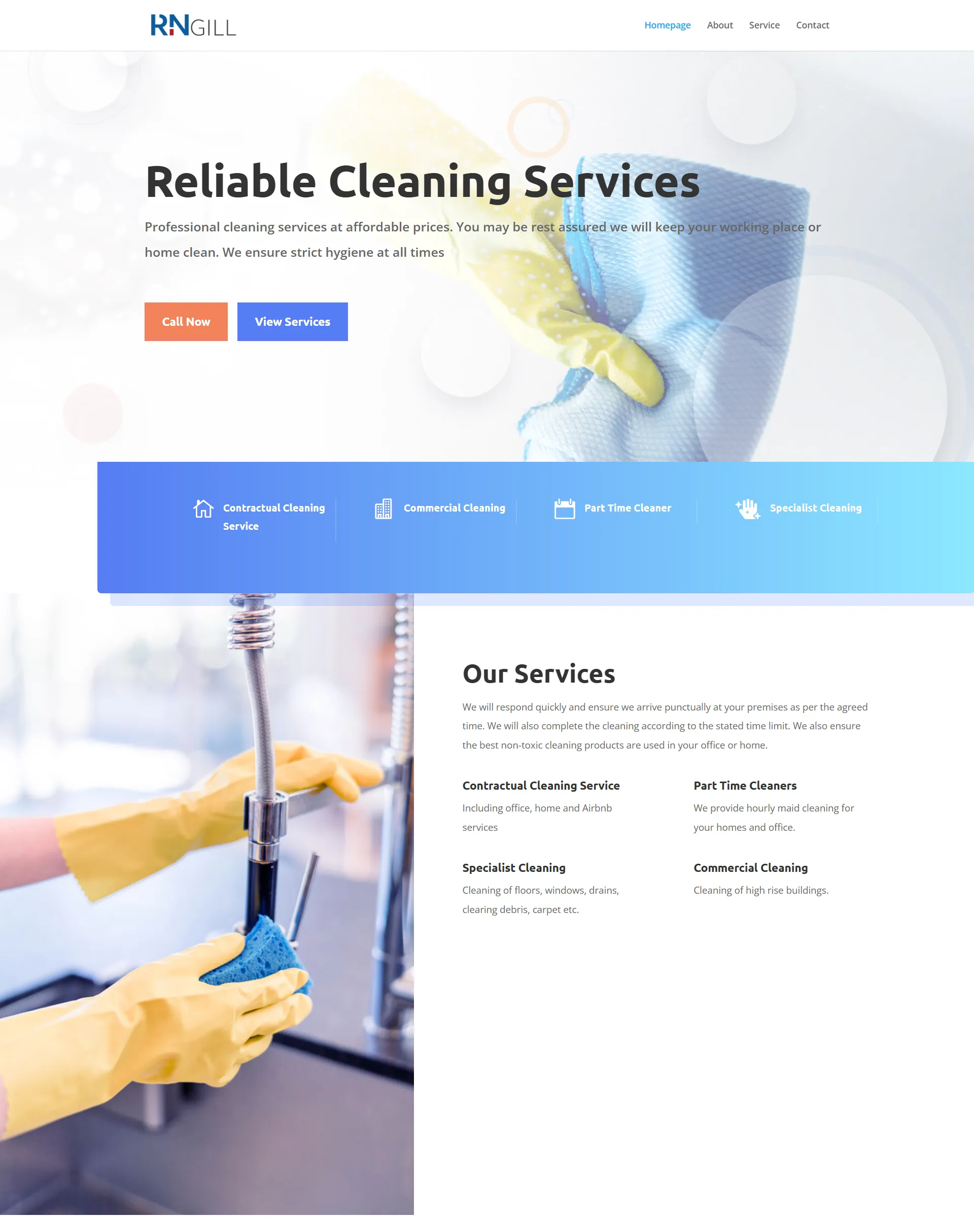 RN Gill – Reliable Cleaning Services