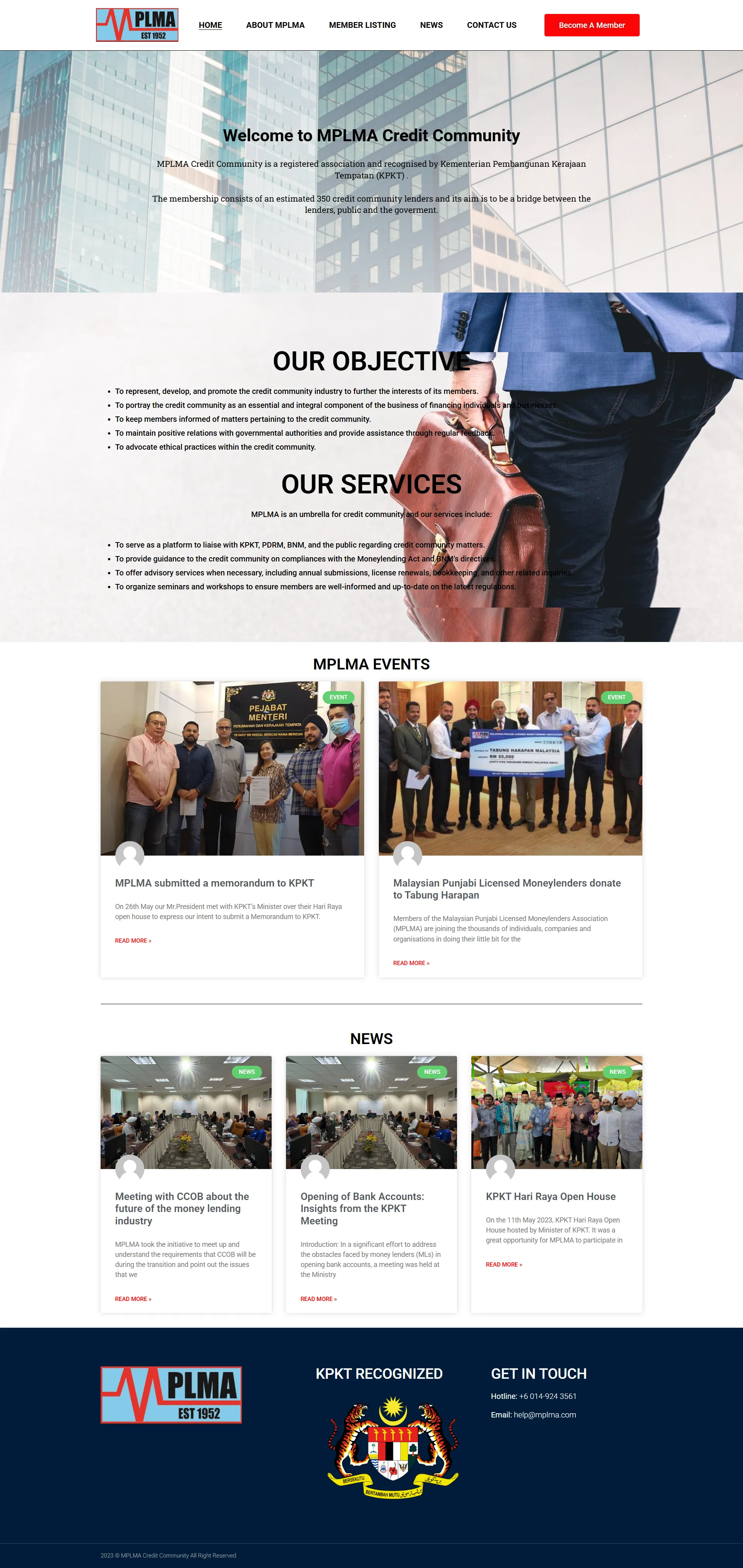 MPLMA Credit Community